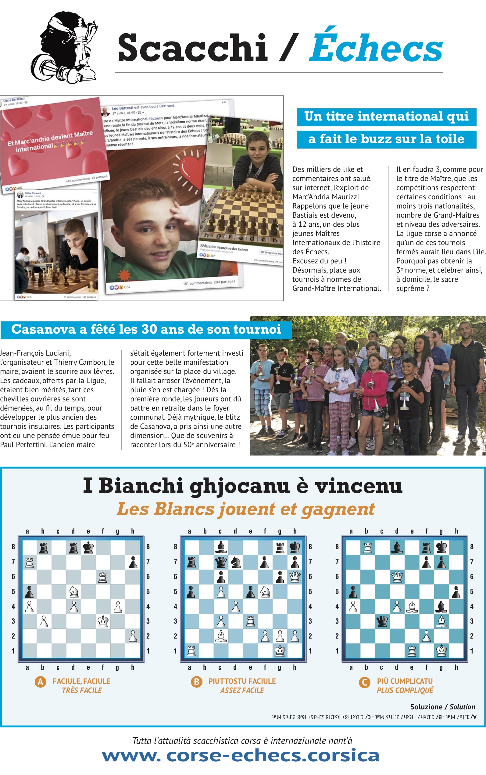 Settimana di u 2 d' aostu 2019