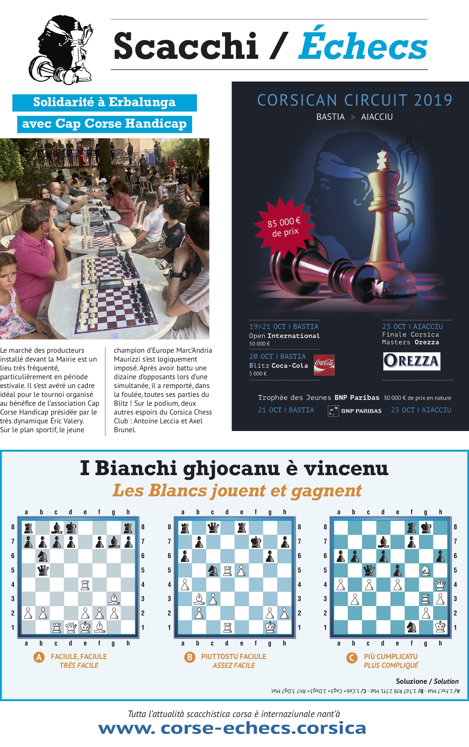 Settimana di u 6 d' aostu 2019