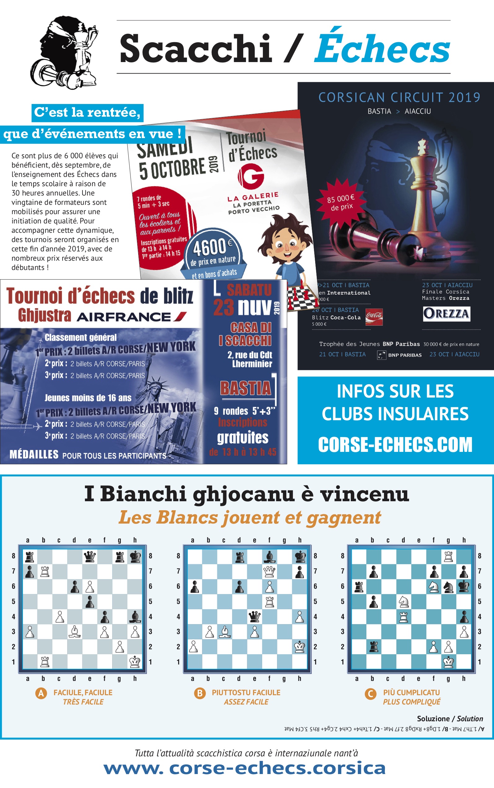 Settimana di u 13 di settembre 2019