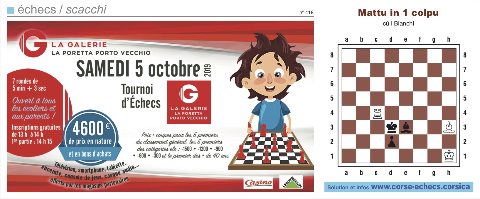 Corse-Matin du 29 septembre 2019
