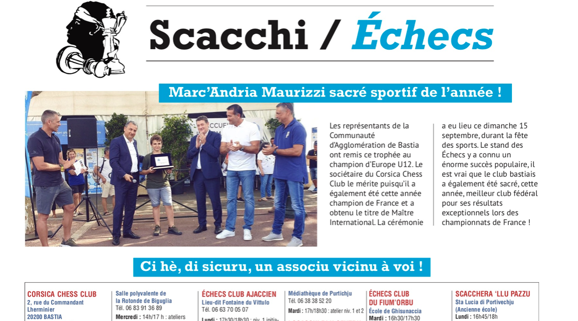 Settimana di u 4 d'ottobre 2019
