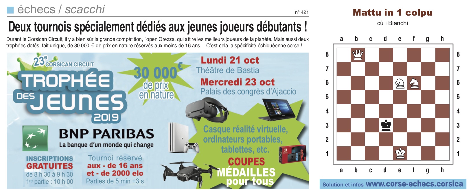 Corse-Matin du 20 octobre 2019