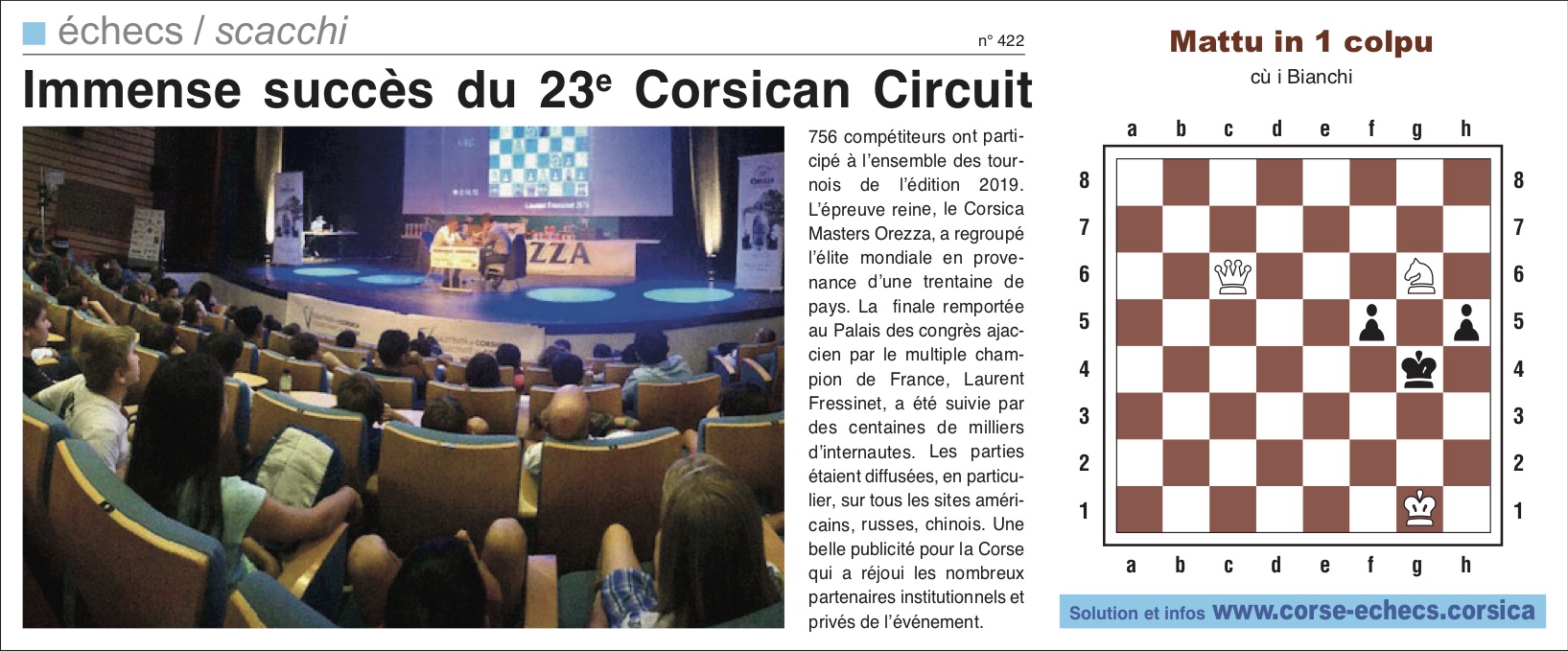Corse-Matin du 27 octobre 2019