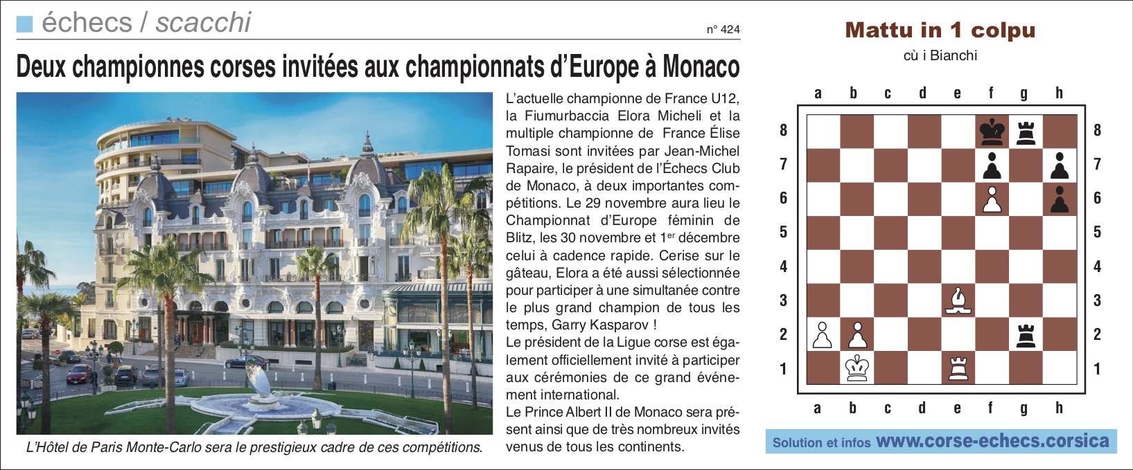 Corse-Matin du 24 novembre 2019