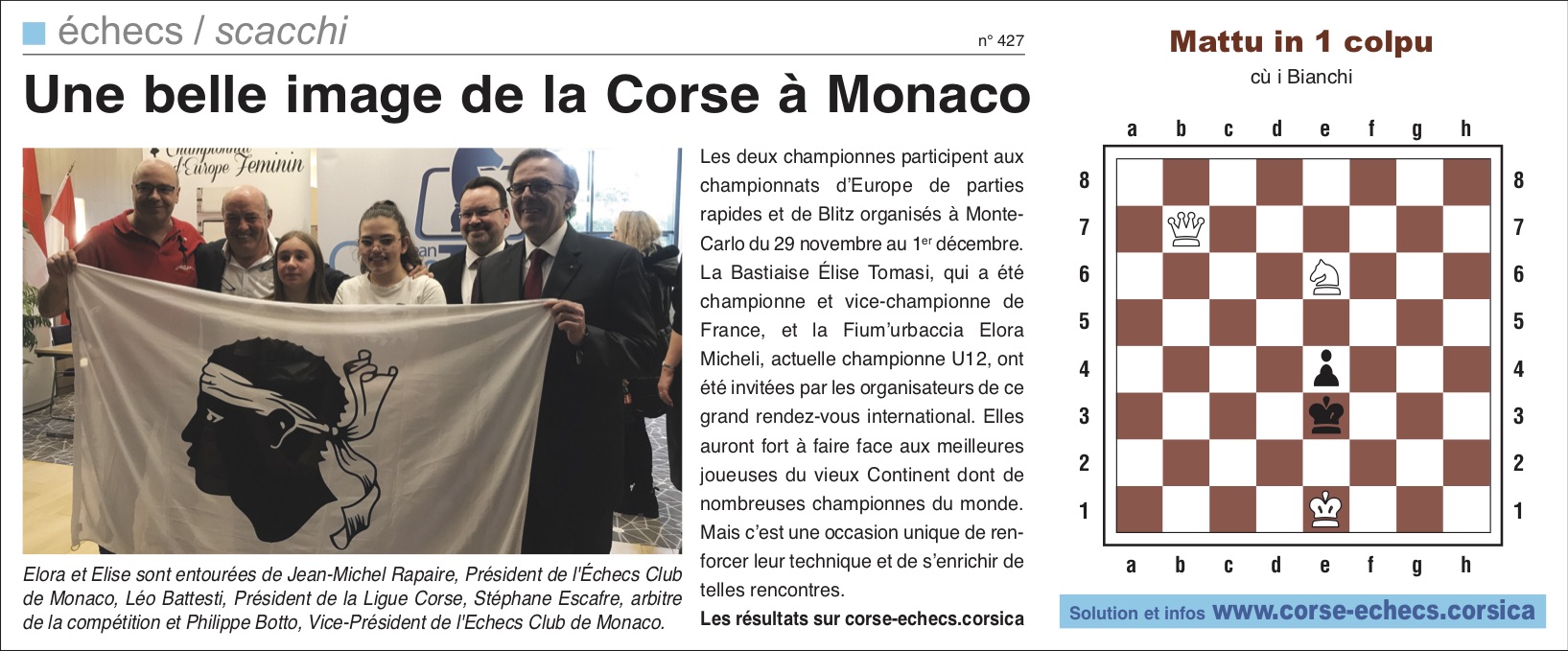 Corse-Matin du 01 décembre 2019