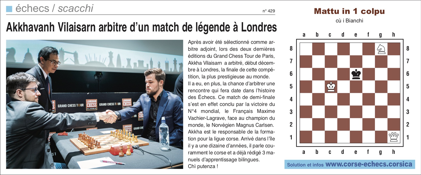 Corse-Matin du 15 décembre 2019