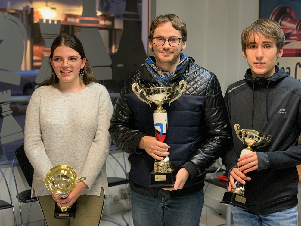 Ludovic Utrera remporte le blitz "Corse Frêt" de Noël du Corsica Chess Club