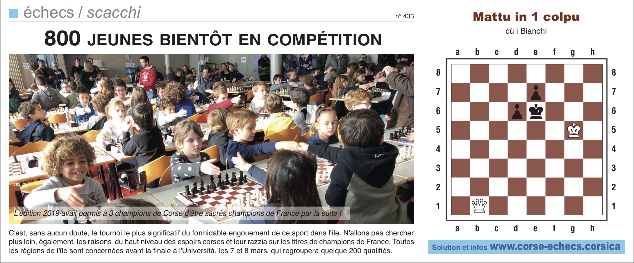 Corse-Matin du 12 janvier 2020