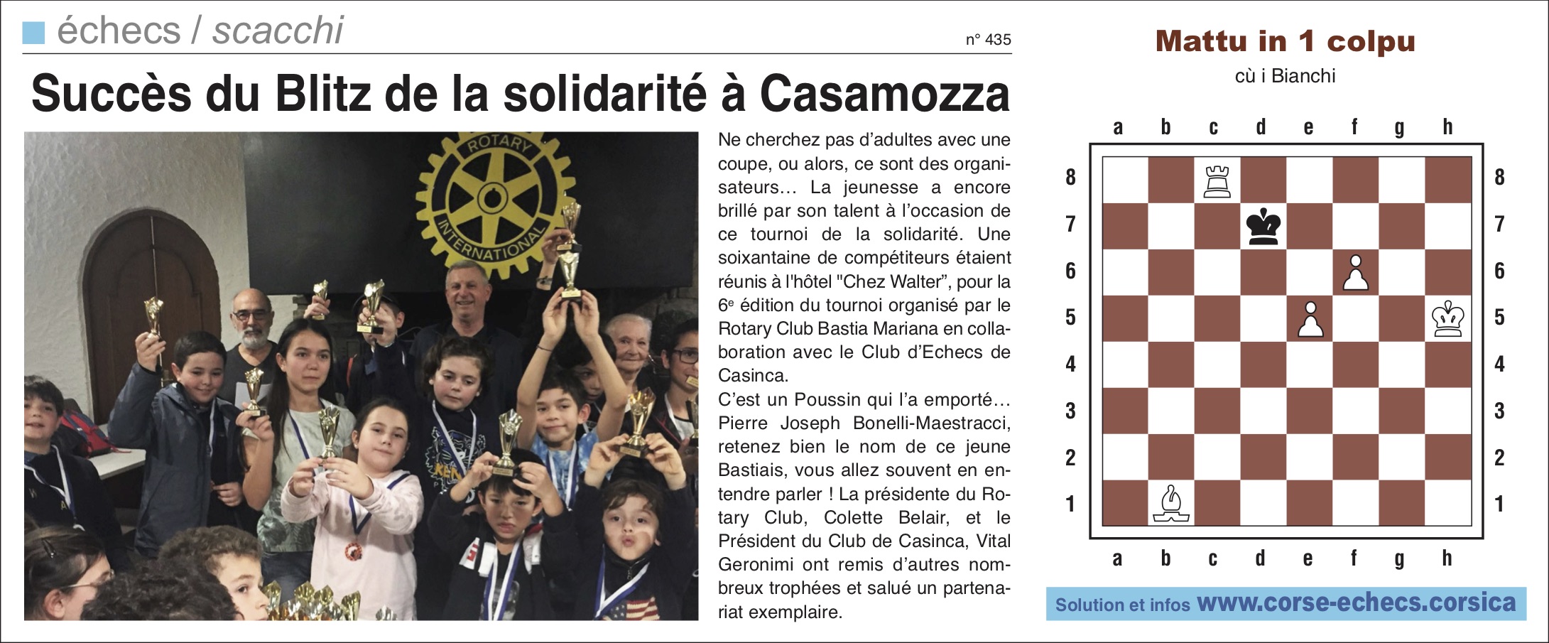 Corse-Matin du 26 janvier 2020