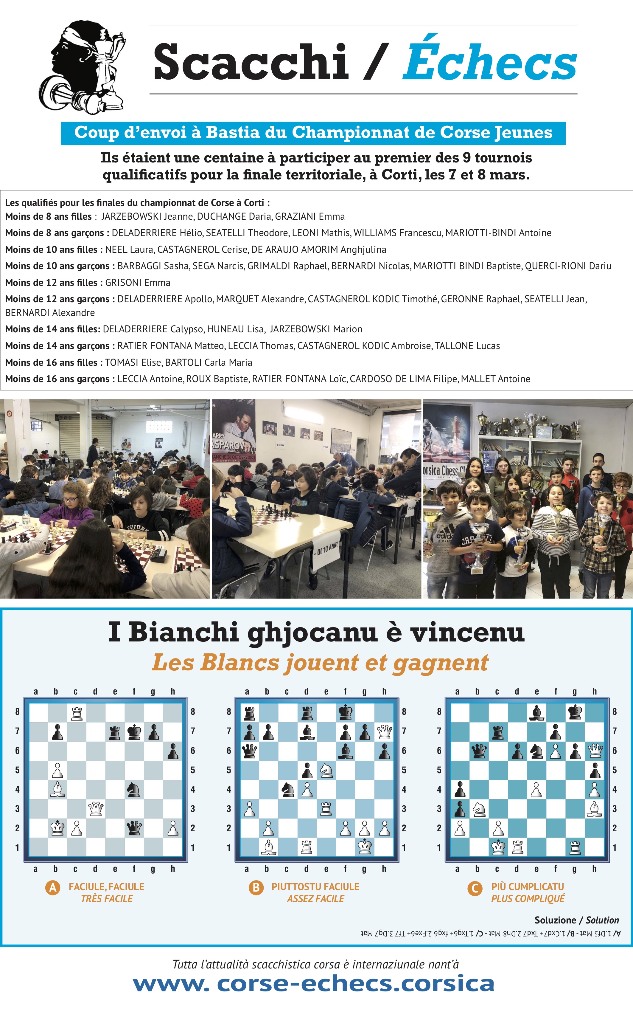 Settimana di u 31 di ghjennaghju 2020