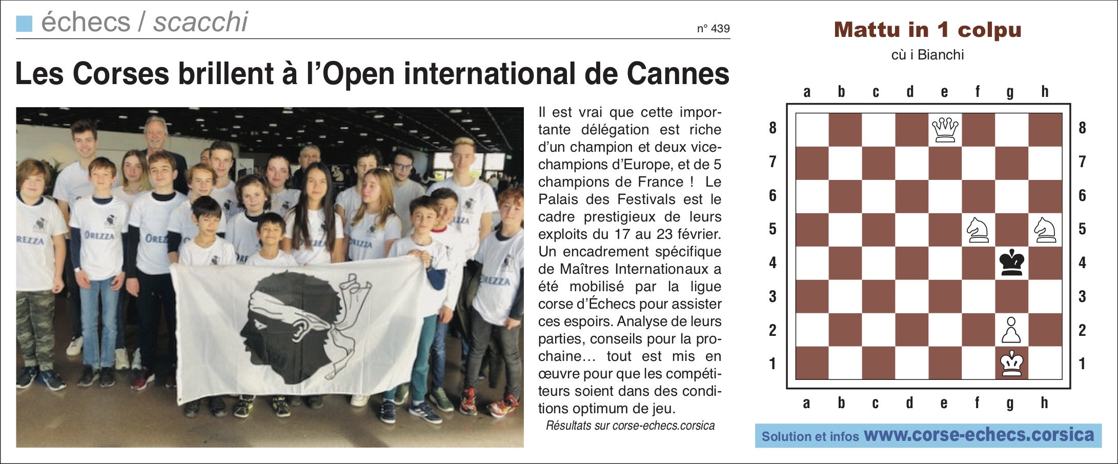 Corse-Matin du 23 février 2020