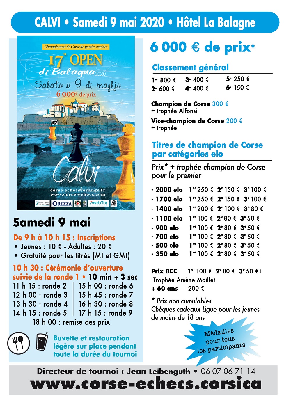 XVIIu Open Internaziunale di Balagna u 9 di maghju