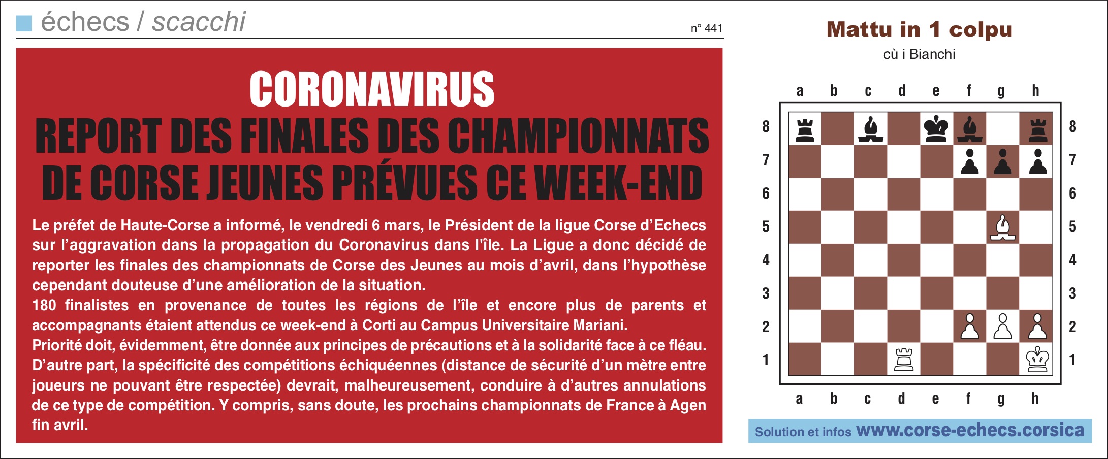 Corse-Matin du 8 mars 2020
