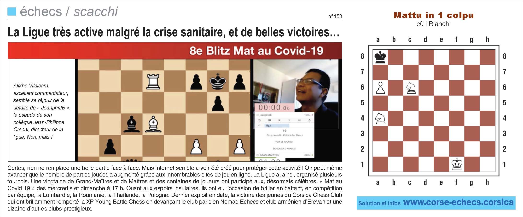 Corse-Matin du 31 mai 2020