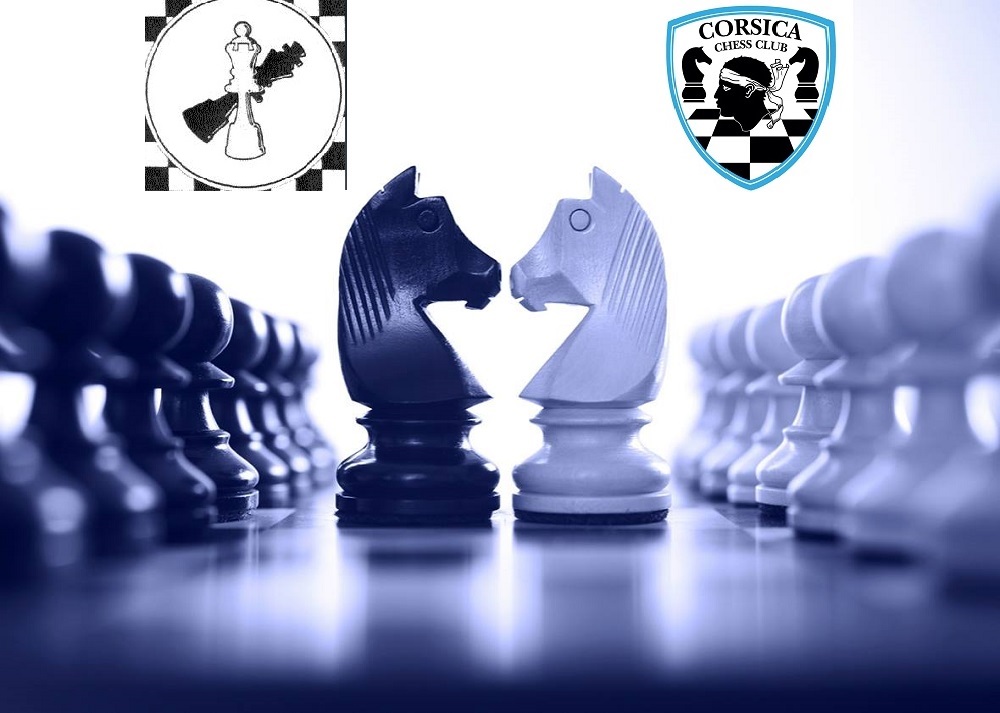 Le Corsica Chess Club affronte Bischwiller ce samedi 11 avril à 15 h sur lichess ! Le Corsica Chess Club affronte Bischwiller ce samedi 11 avril à 15 h sur lichess !