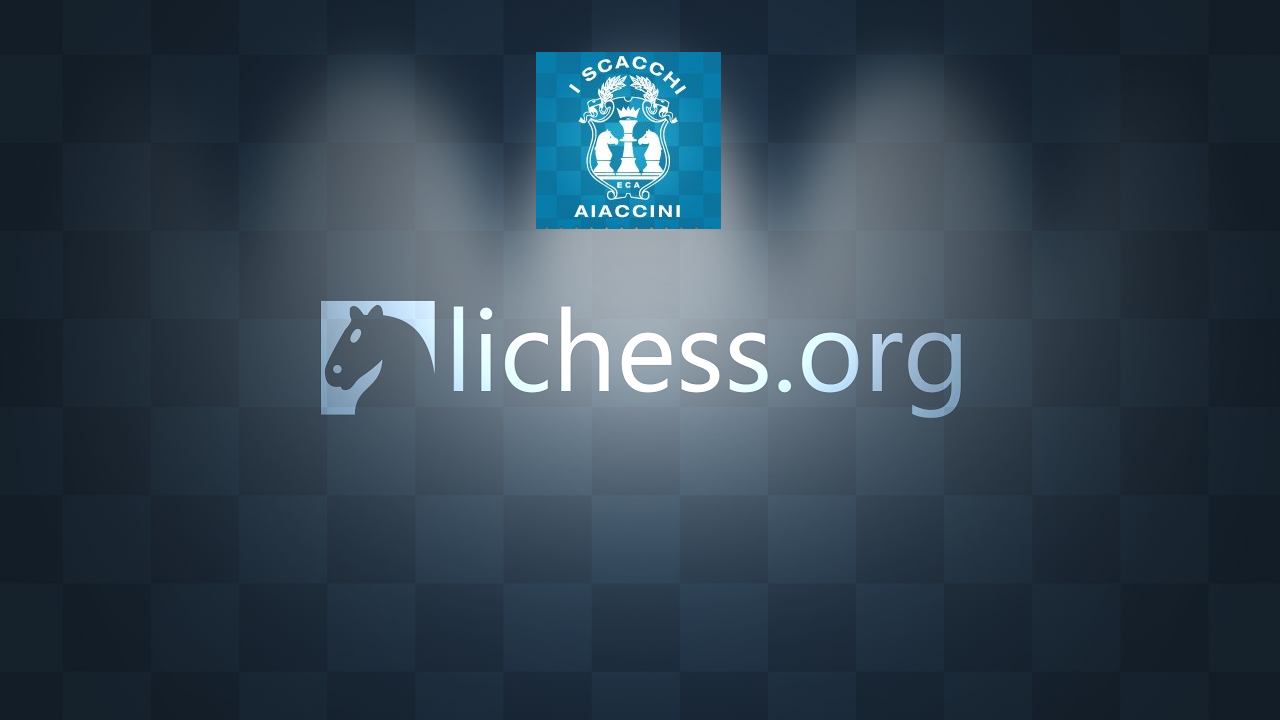 Tournoi en ligne I Scacchi Aiaccini samedi 16 mai 14h sur Lichess