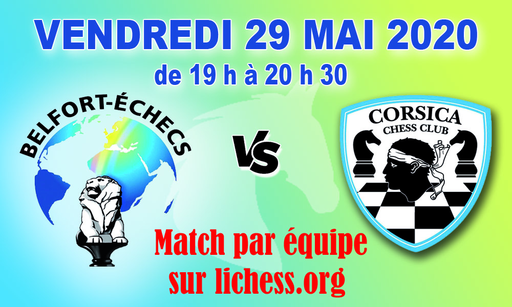 Corsica Chess Club Vs Belfort-Echecs : 199 à 221 !