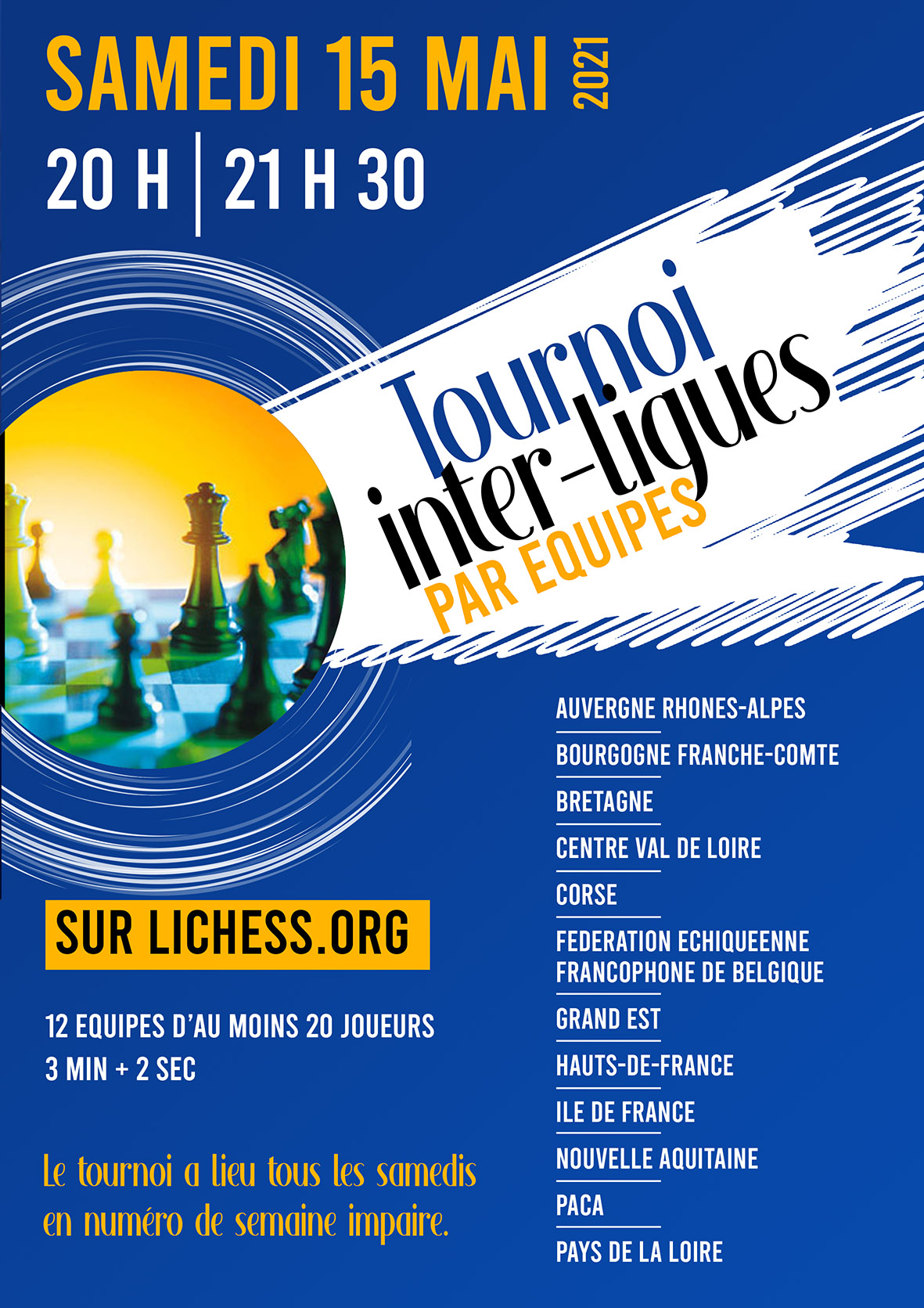 Tournoi Inter-Ligues au programme du week-end
