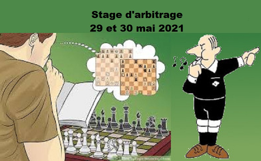 Stage d'arbitrage et formation continue les 29 et 30 mai