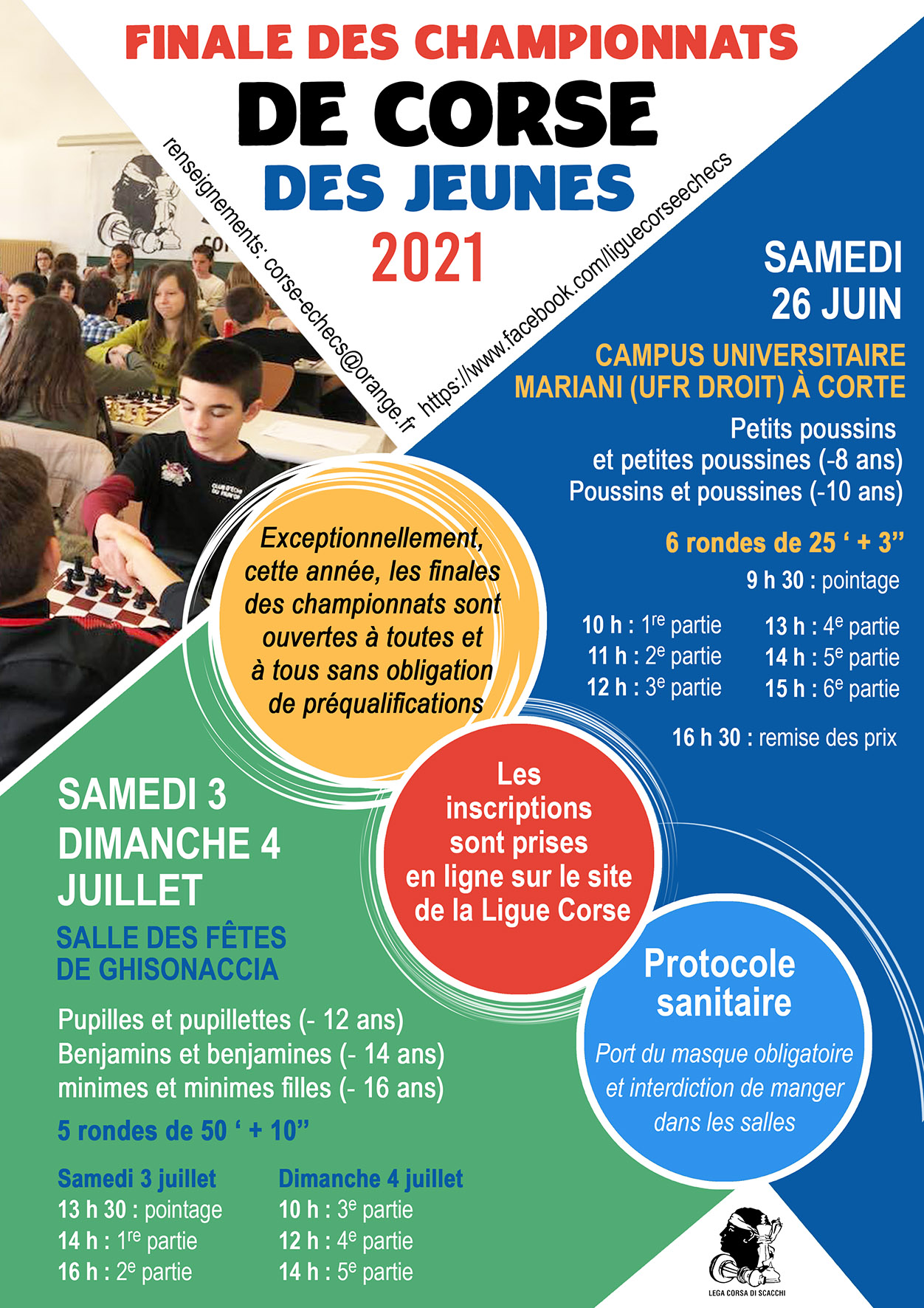 Finales des championnats de Corse des Jeunes à Ghisunaccia