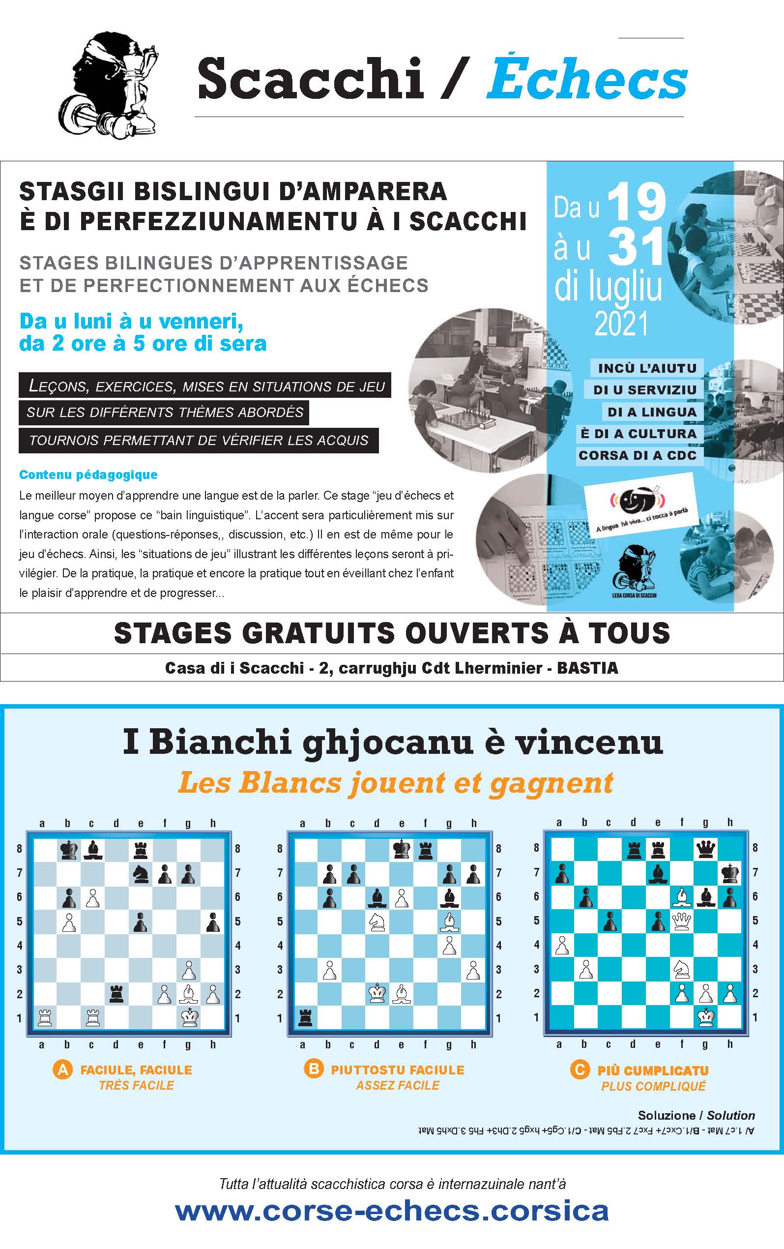 Settimana du  16 juillet 2021