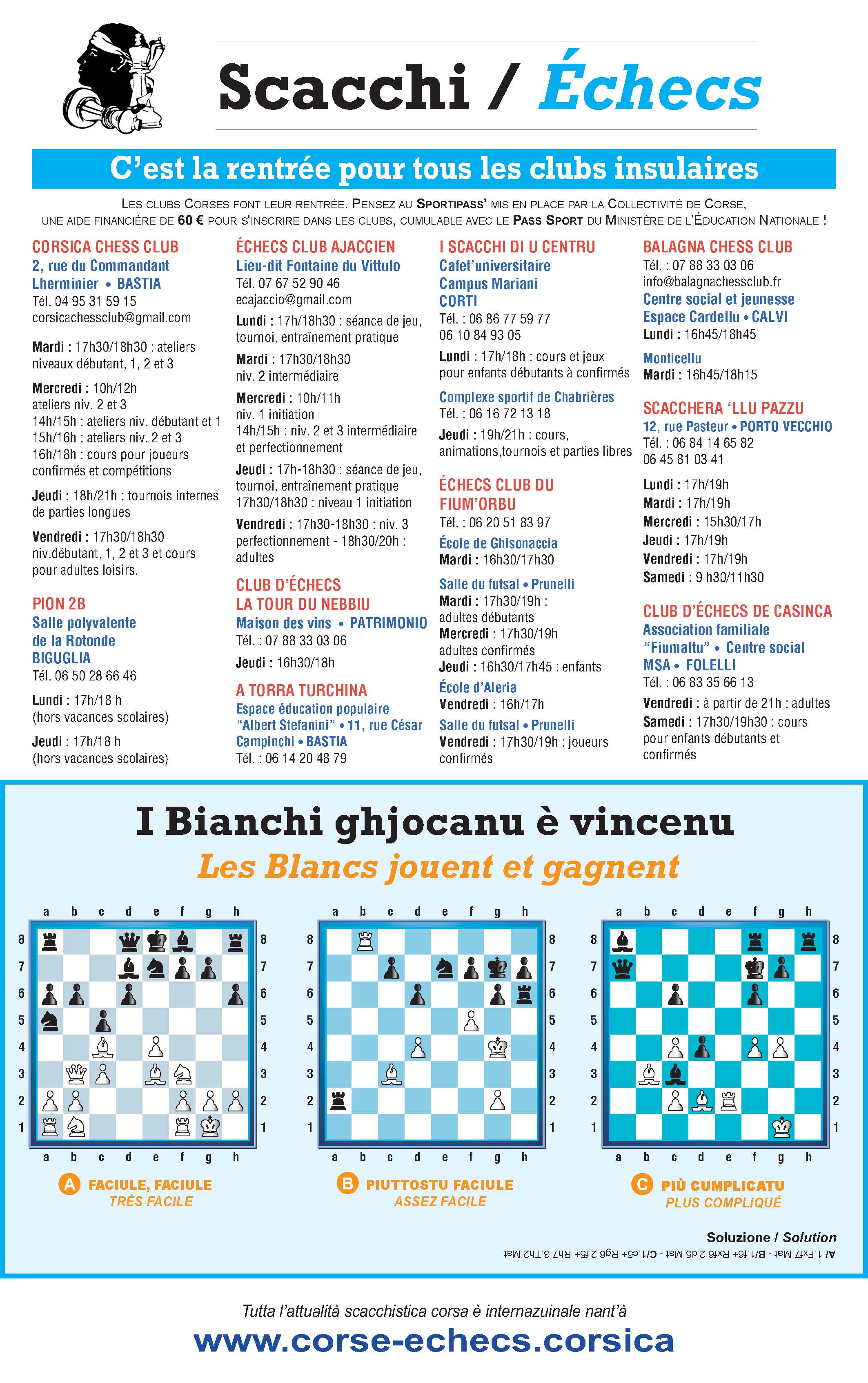 Settimana du 10 septembre 2021