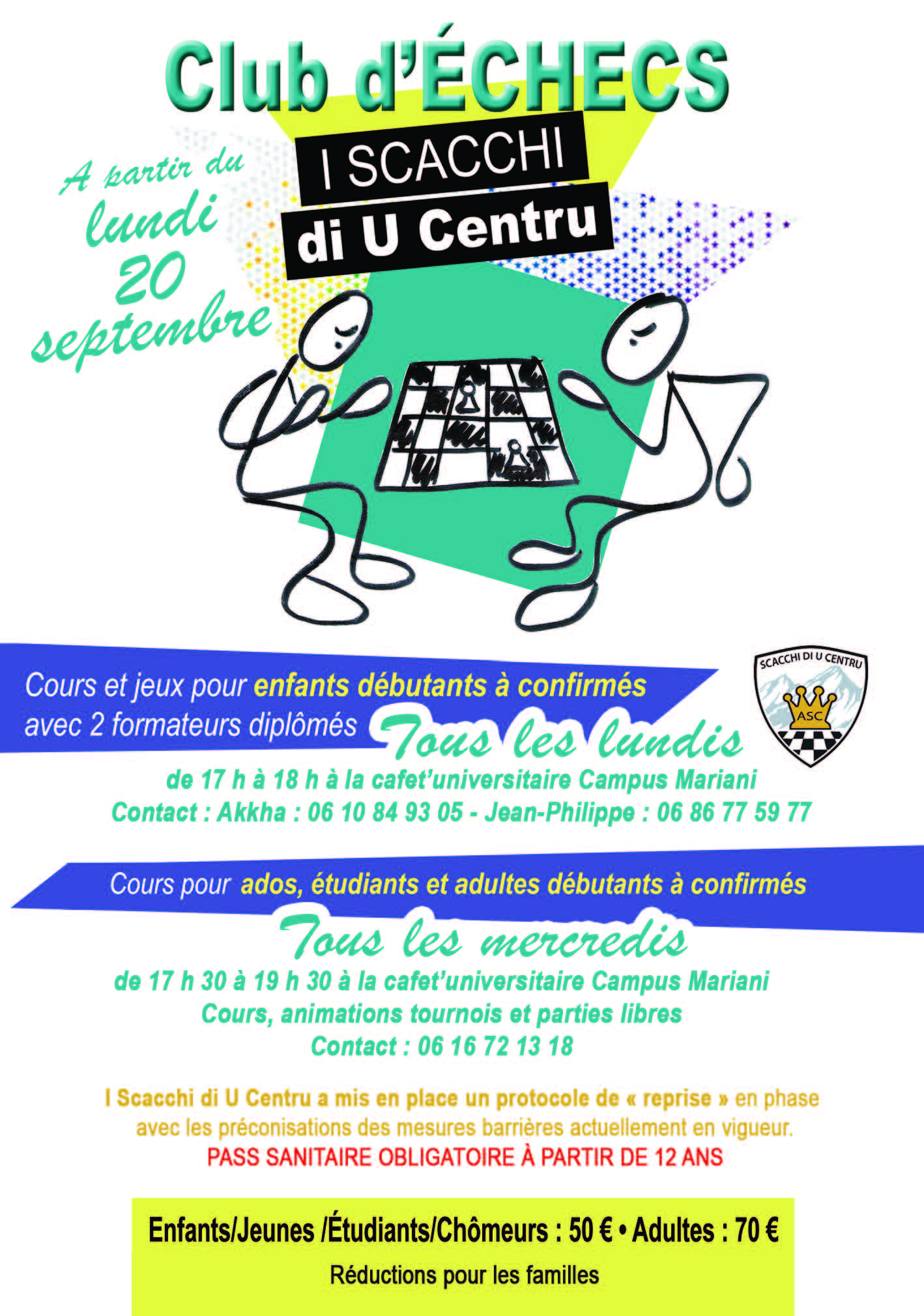 C'est la rentrée pour l'Associu di i Scacchi di u Centru