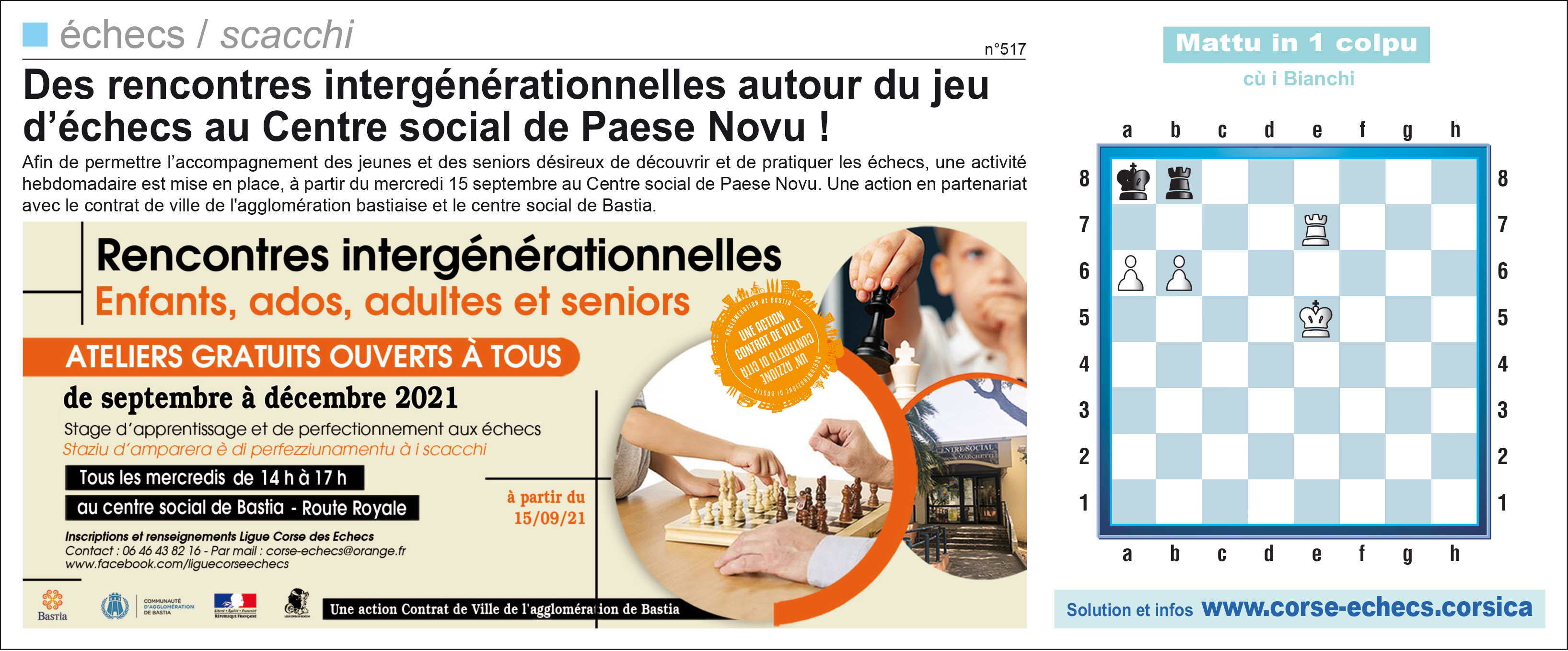 Corse-Matin du 19 septembre 2021