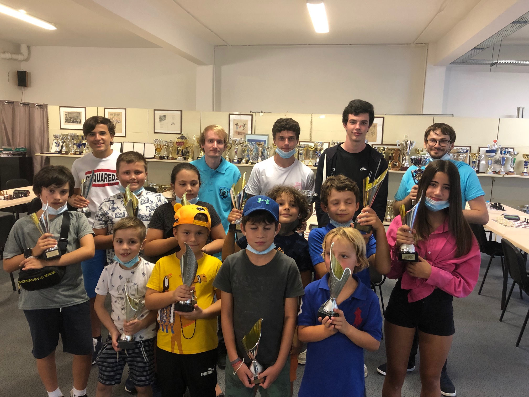 Baptiste Roux remporte le 1er blitz de la saison du Corsica Chess Club
