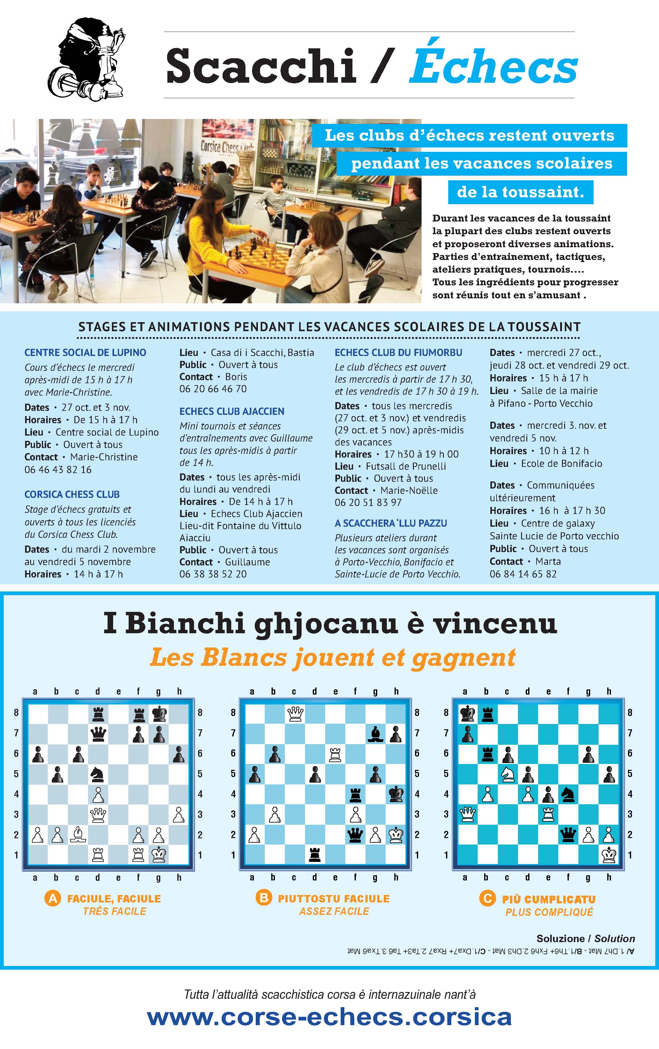 Settimana du 29 octobre 2021