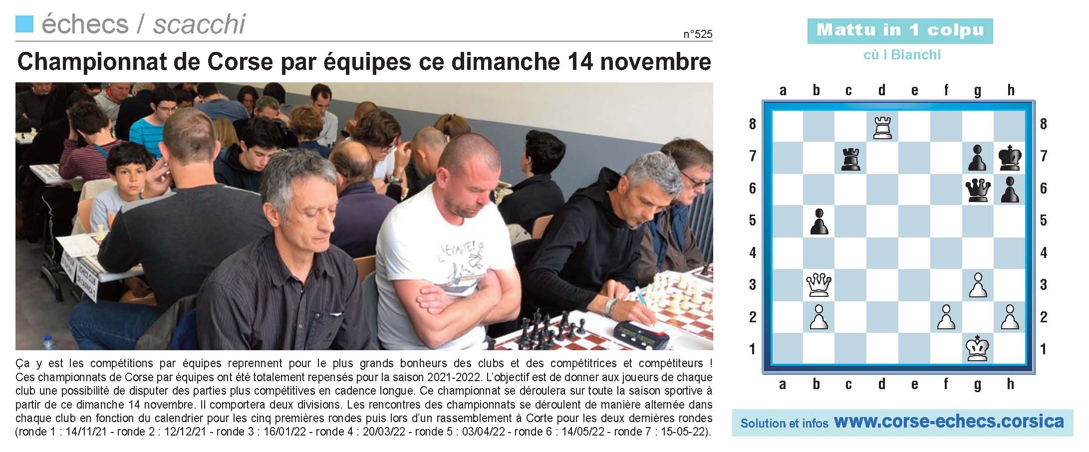 Corse-Matin du 14 novembre 2021
