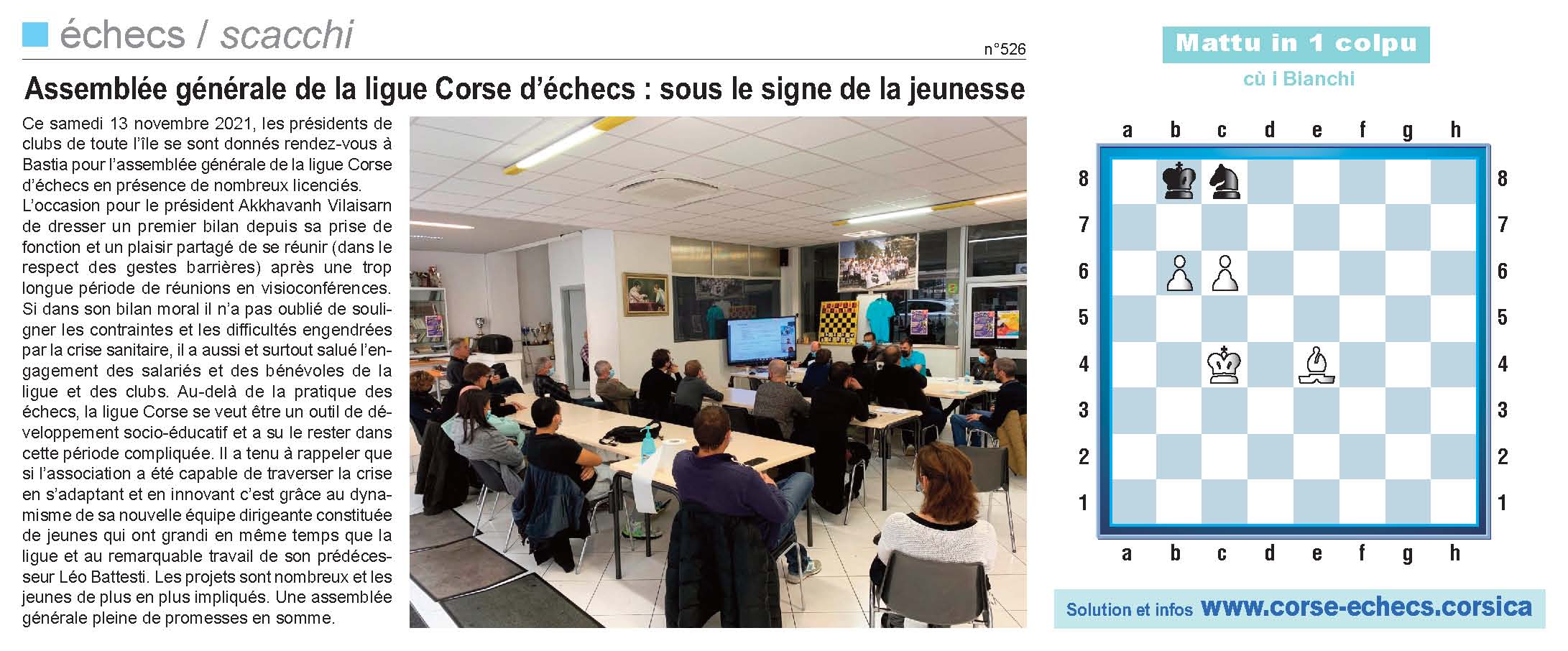 Corse-Matin du 21 novembre 2021