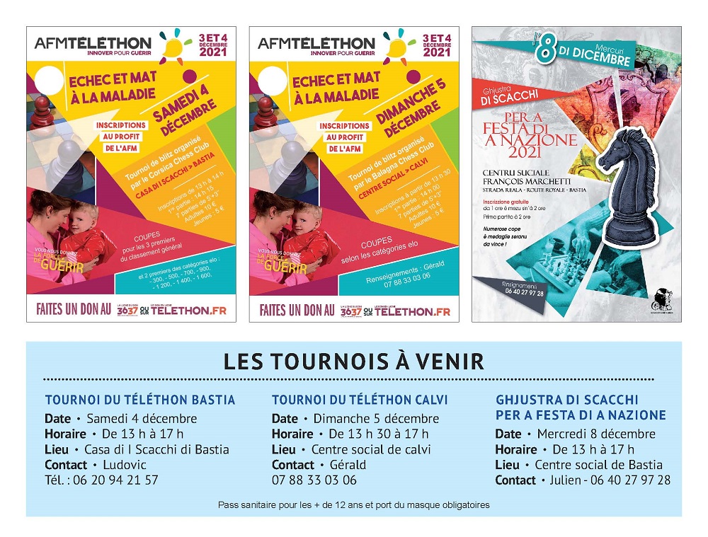 Bastia: Un beau tournoi pour faire échec à la maladie 