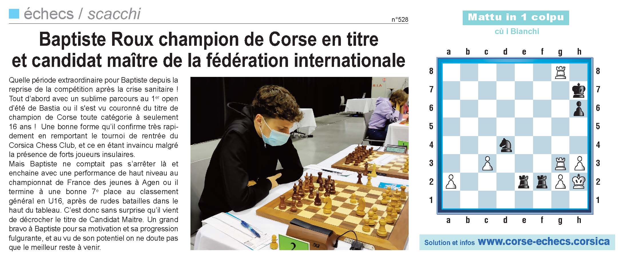 Corse-Matin du 5 décembre 2021