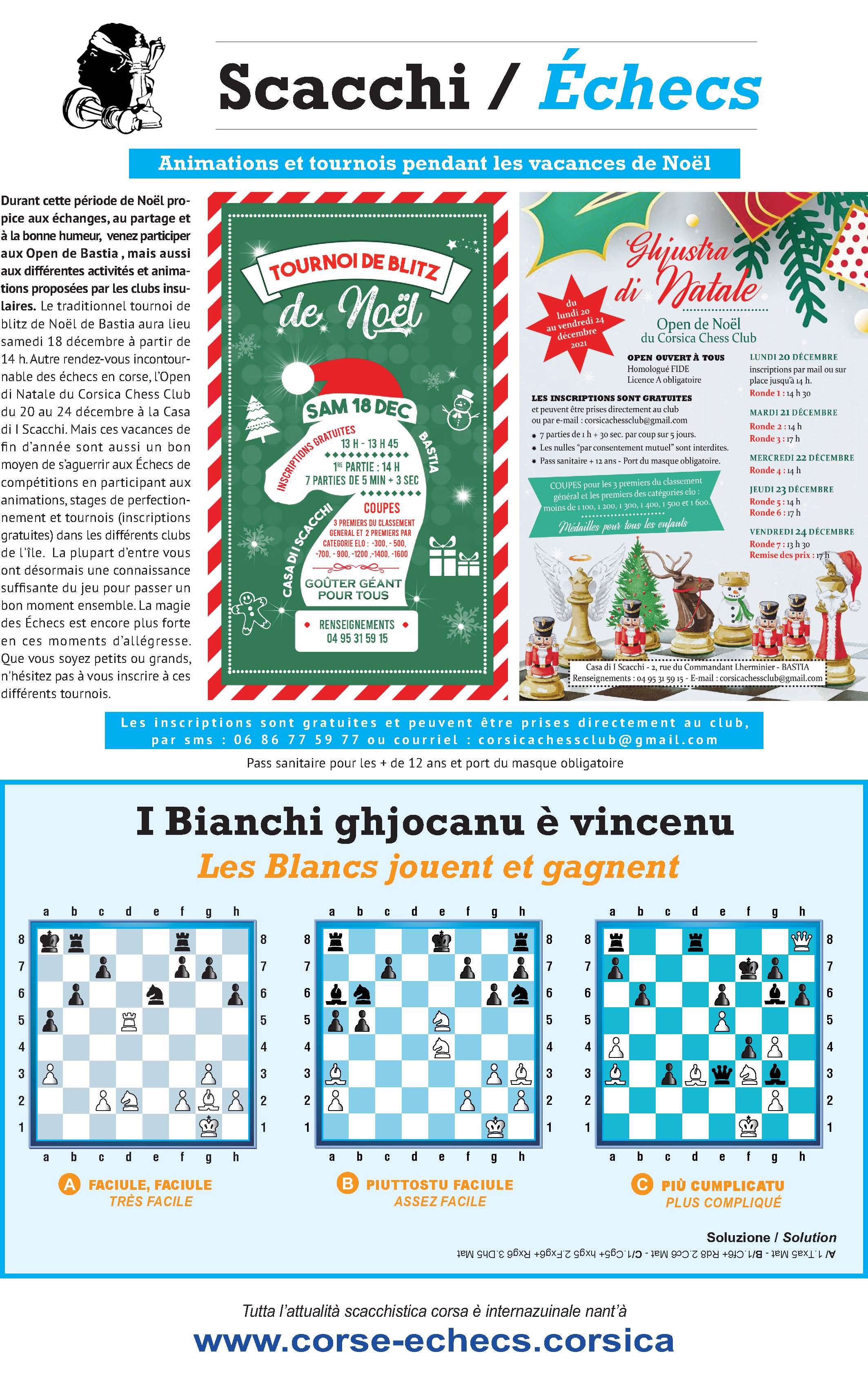 Settimana du 17 décembre 2021