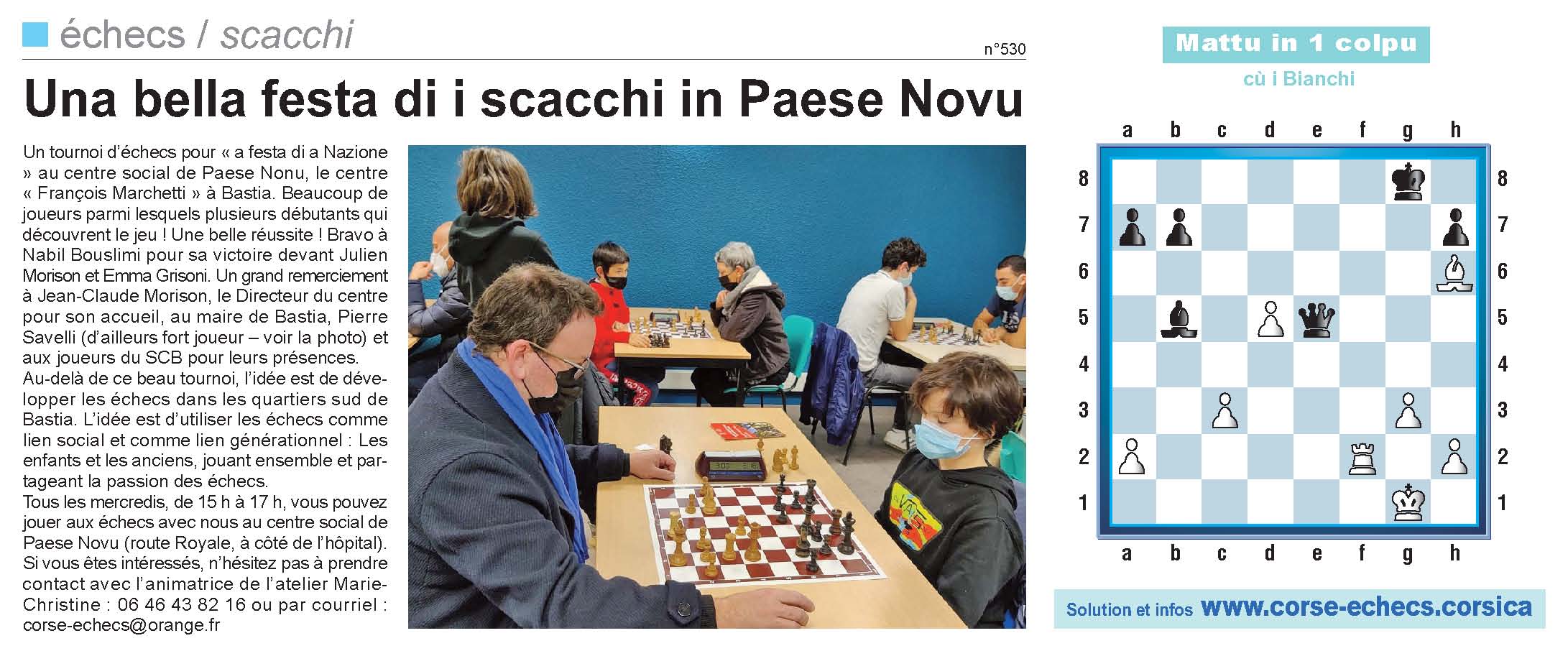 Corse-Matin du 19 décembre 2021