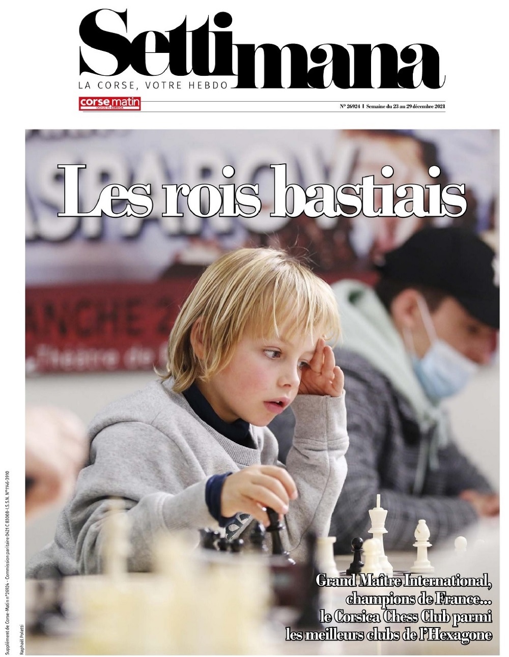 La Ligue Corse des Echecs à l’honneur dans " Settimana" !