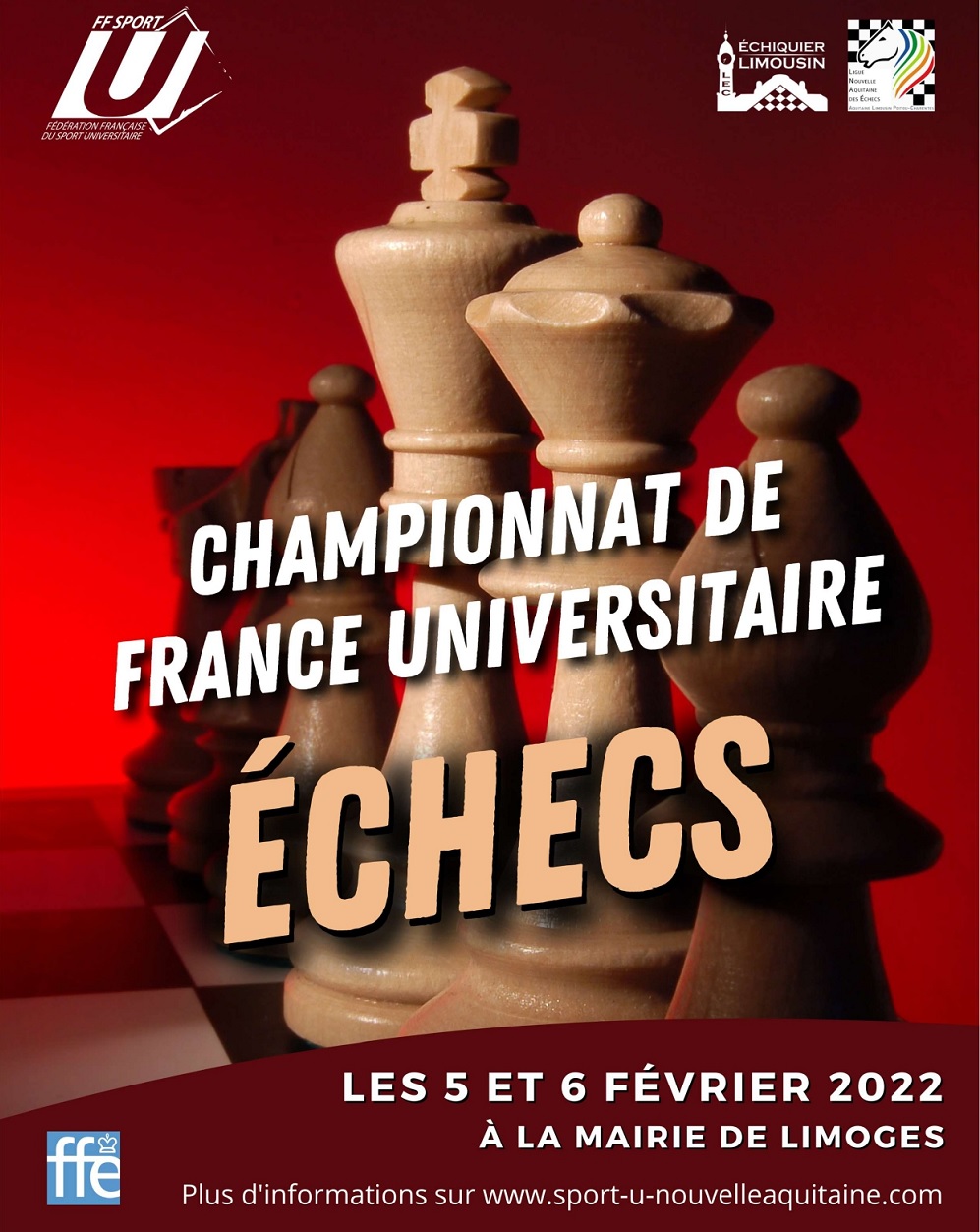 Championnat de France universitaire d’échecs 2022 : Le sport de compétition ! Championnat de France universitaire d’échecs 2022 : Le sport de compétition !
