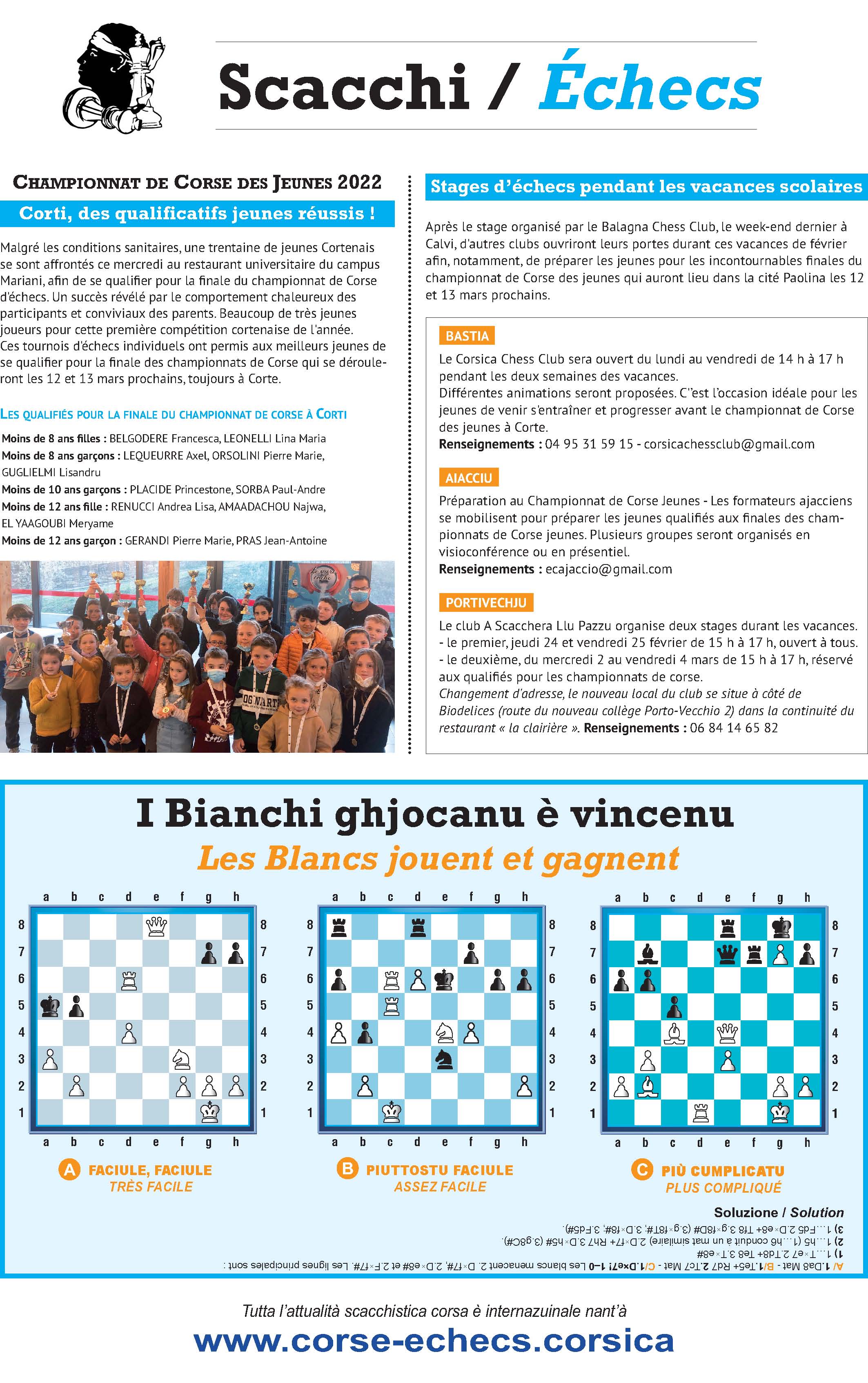 Settimana du 25 février 2022