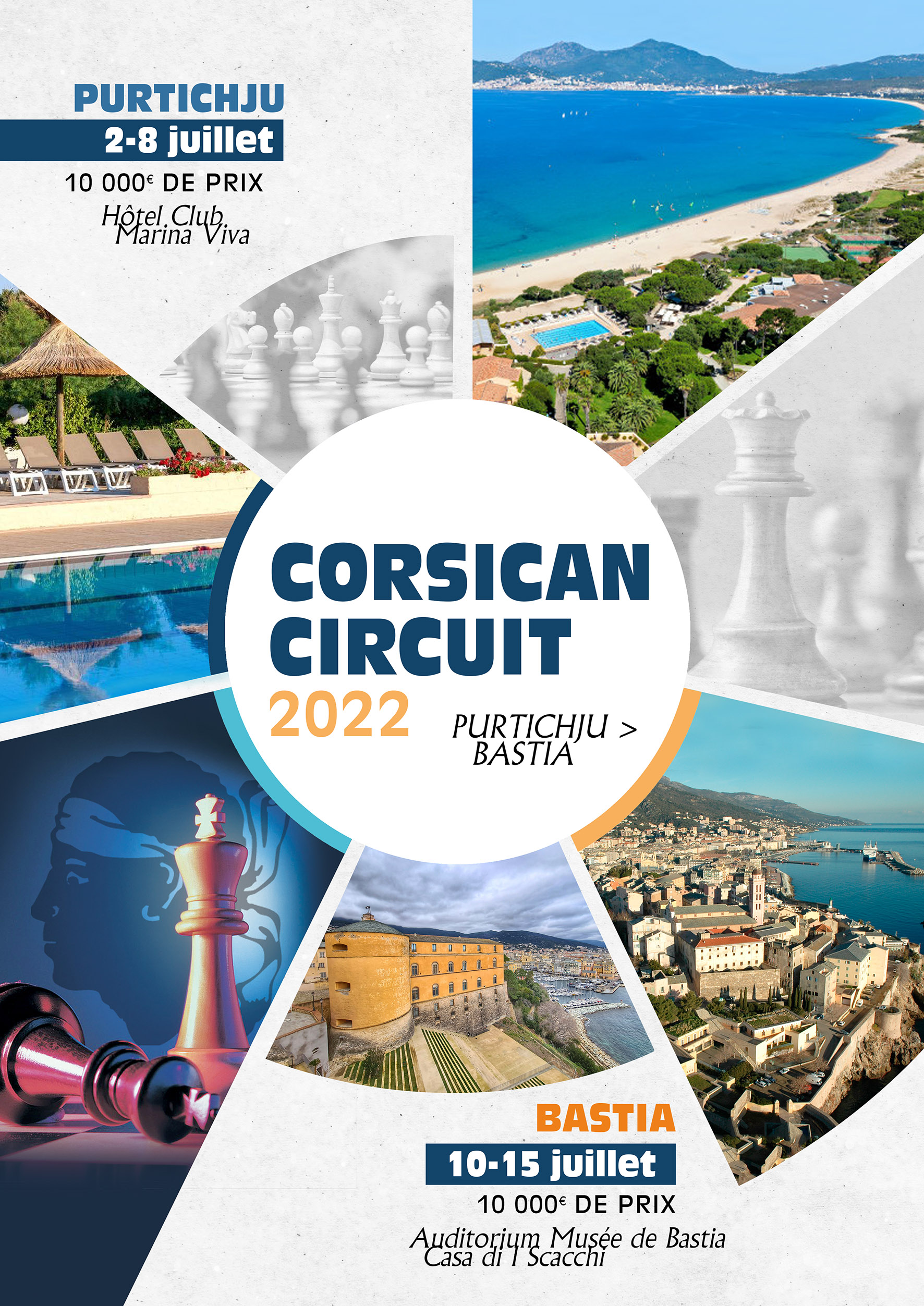 Corsican Circuit 2022 - Purtichju 2/8 juillet - Bastia 10/15 juillet