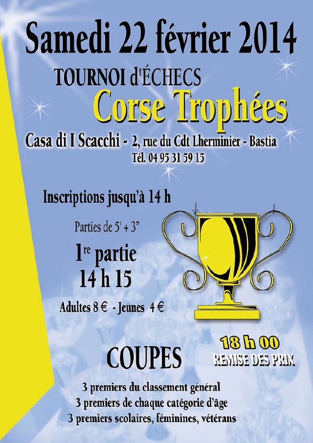 Beau succès du Tournoi Corse Trophées à Bastia