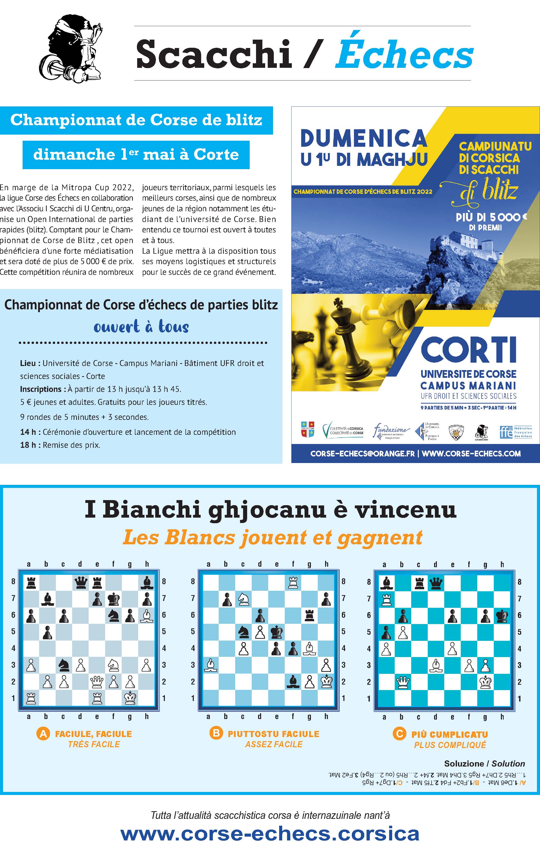 Settimana du 8 avril 2022