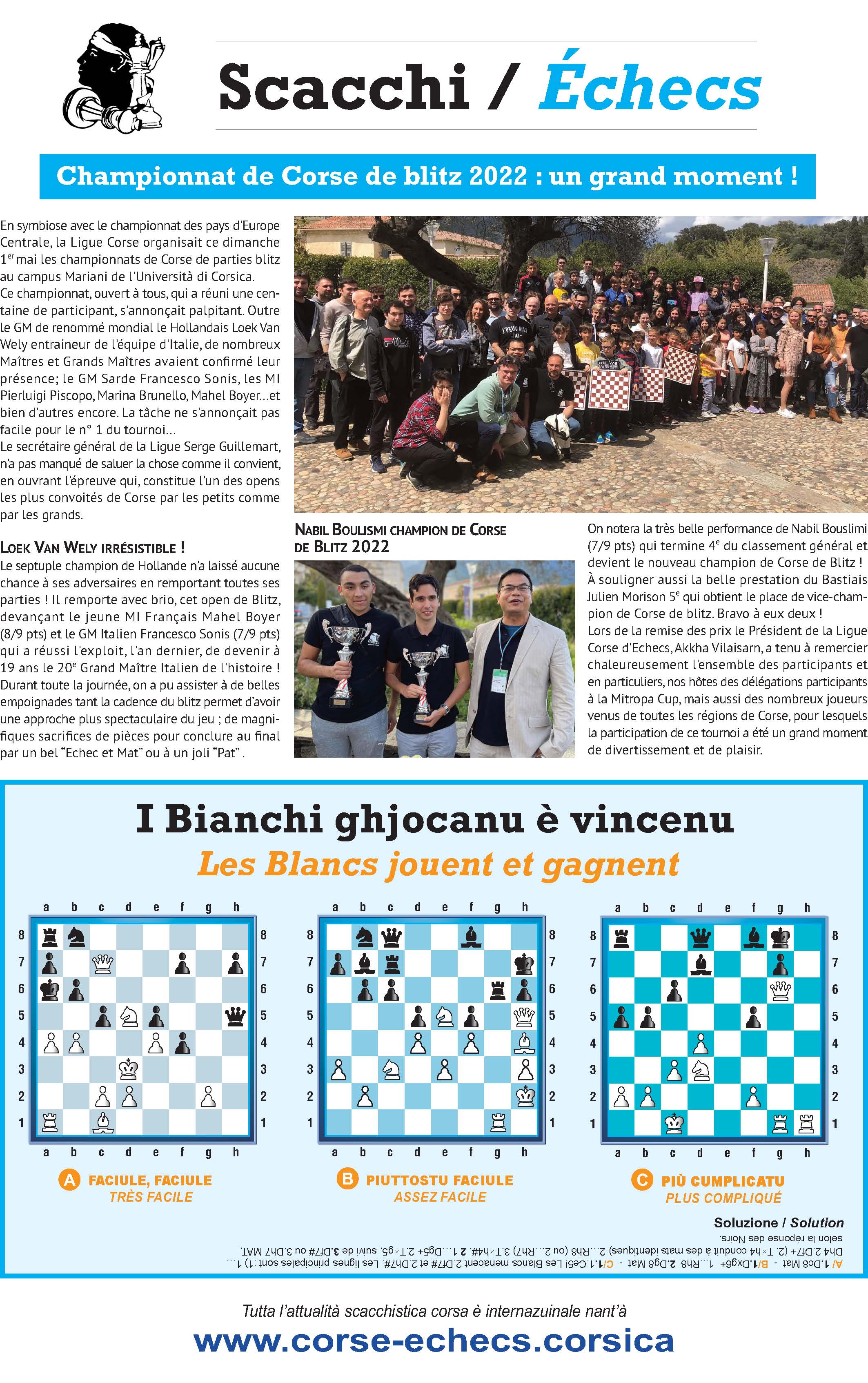 Settimana du 6 mai 2022