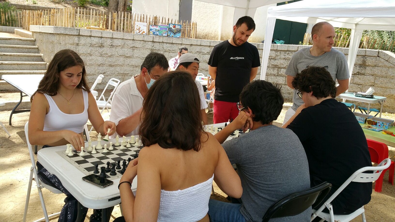 Les échecs présents à la fête mondiale du jeu au Casone