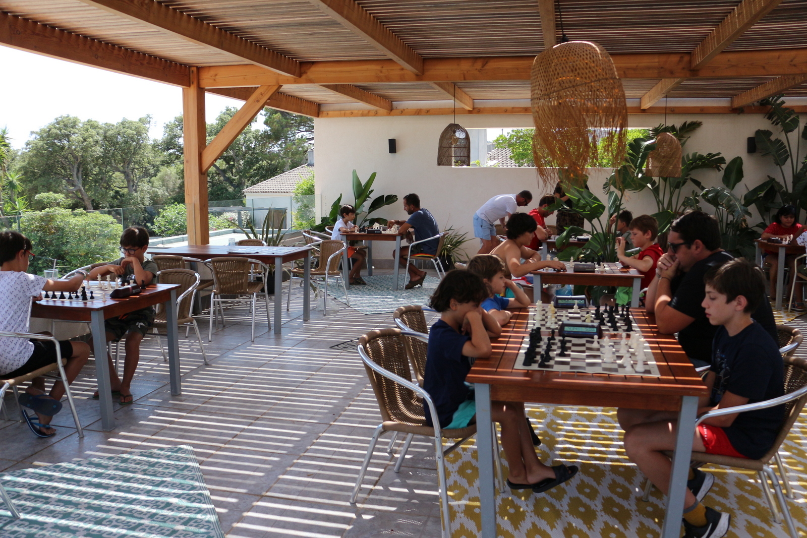 Sympathique tournoi de fin d'année au camping Pitrera pour l'associu Scacchera 'llu Pazzu