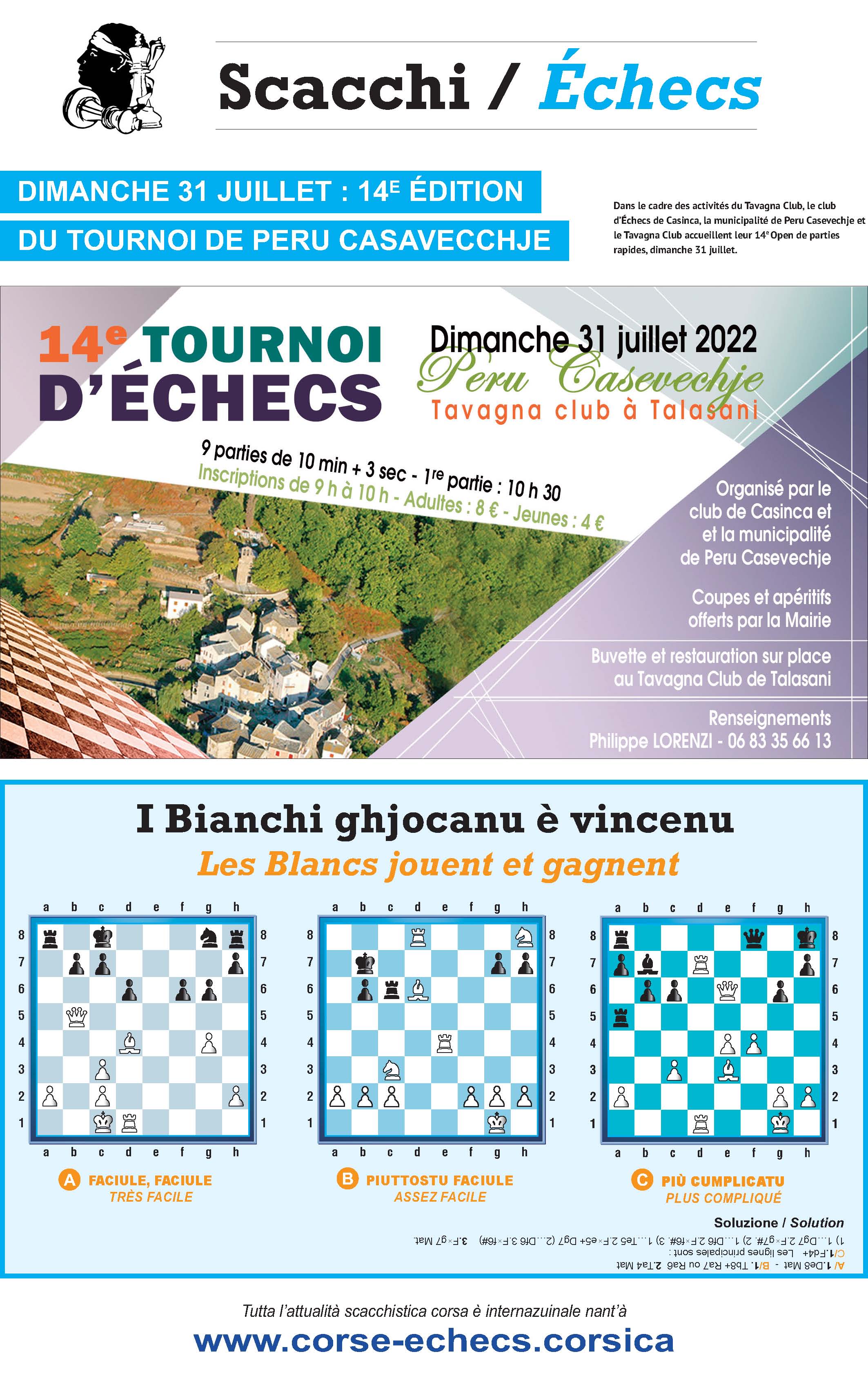 Settimana du 29 juillet 2022