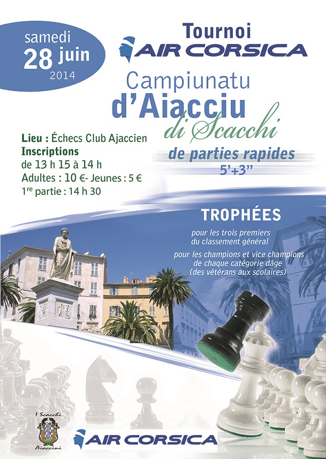Guillaume Gerandi remporte le tournoi de Blitz AIR CORSICA
