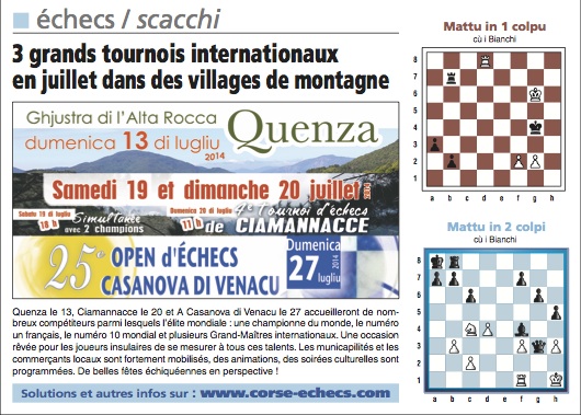 Corse-Matin du 29 Juin 2014