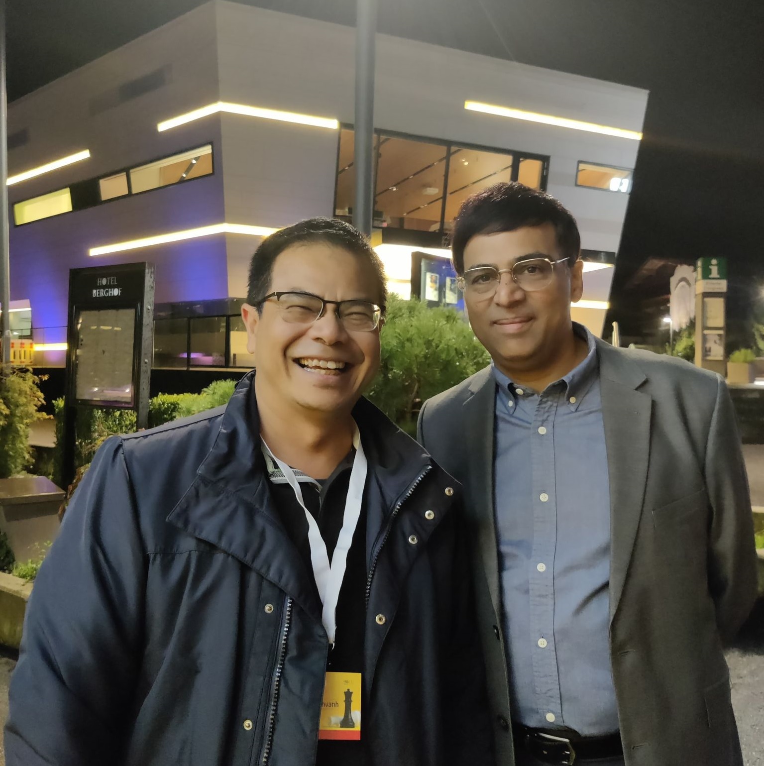 Akkha Vilaisarn et Vishy Anand à Mayrhofen, Autriche