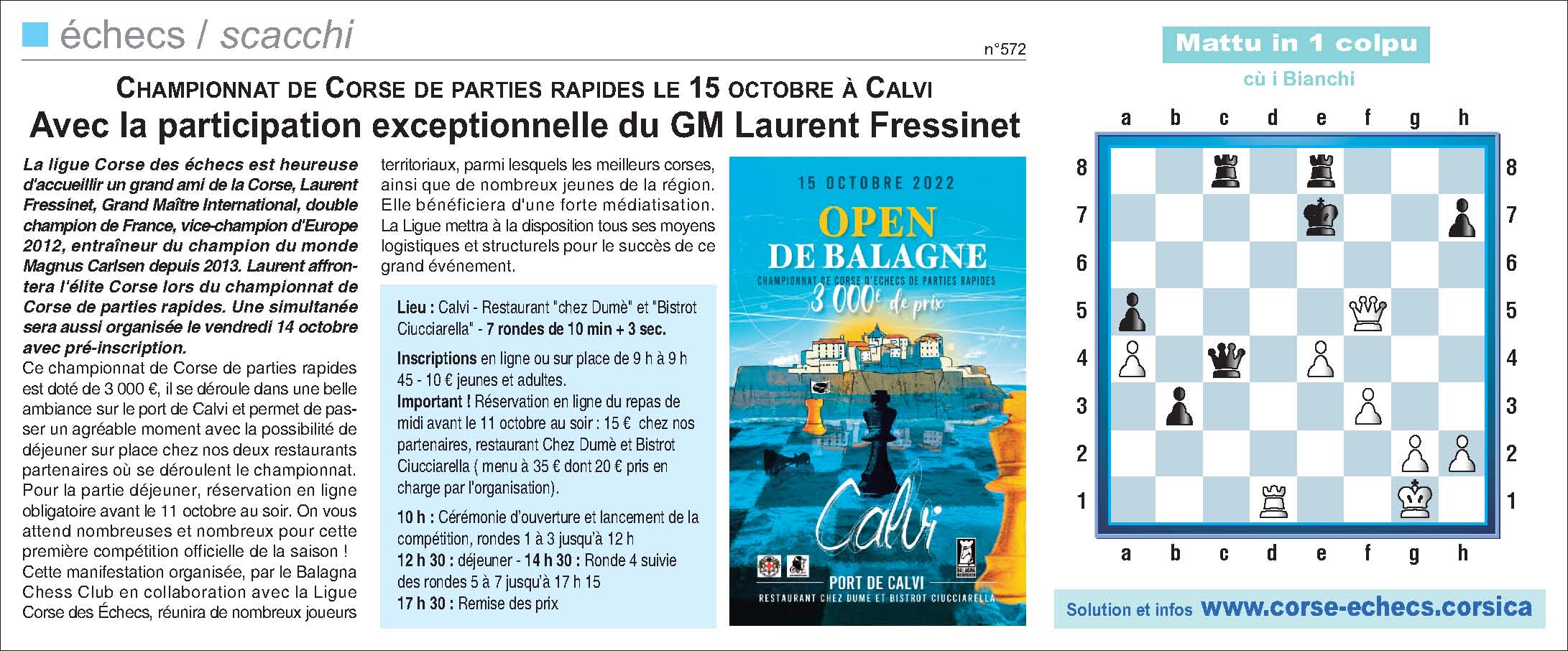 Corse-Matin du 9 octobre 2022